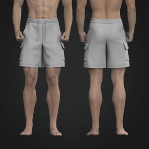 Mens 8 Inch Inseam Cargo Short