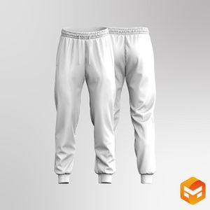 Mens Cuffed Bottom Joggers - 3D Garment