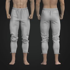 Mens Elasticated Bottom Joggers