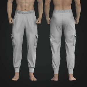 Mens Extended Cuff Cargo Joggers
