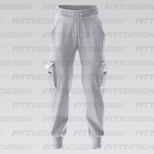 Mens Extended Cuffs Cargo Joggers Smart Mockup