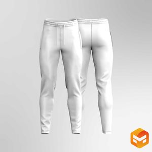 Mens Non Cuffed Joggers - 3D Garment