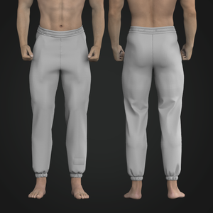 Mens Organic Lounge Relaxed Fit Cuffed Joggers