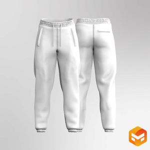 Mens Oversized Joggers - 3D Garment