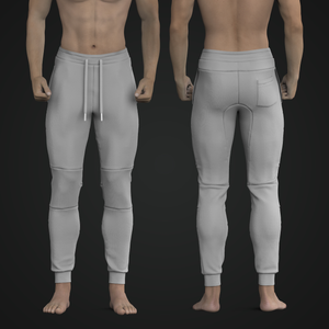 Mens Panelled Joggers