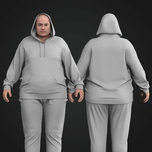 Mens Plus Size Raglan Sleeve Hoodie