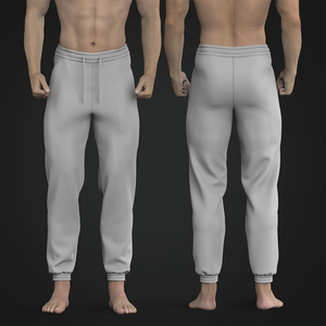 Mens Relaxed Cuff Bottom Joggers