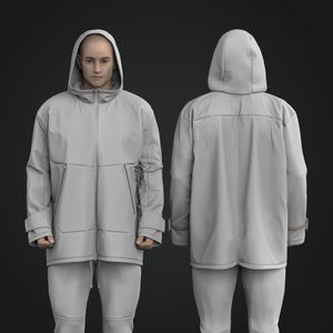Mens Relaxed Light Weight Jacket