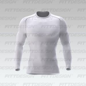 Mens Seamless Compressed Long Sleeve Tee Smart Mockup