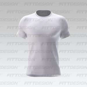 Mens Seamless Compressed Short Sleeve Tee Smart Mockup