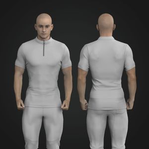 Mens Set In Short Sleeve Compression Tee