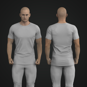 Mens Set In Sleeve Performance Shirt