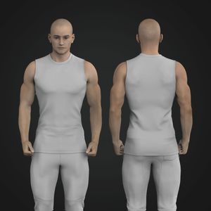 Mens Sleeveless Compression Tee