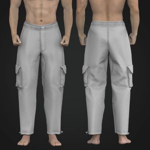 Mens Woven Cargo Pants