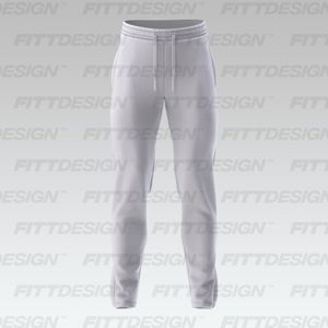 Mens Zip Bottom Fitted Joggers Smart Mockup